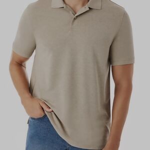 Men's Khaki Polo Shirt